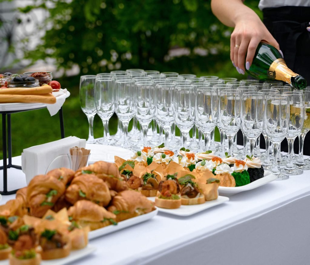 Mujib Biriyani Catering Setup